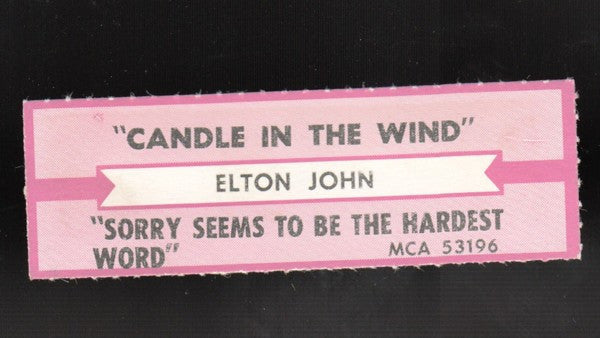 Elton John : Candle In The Wind (7", Single, Yel)