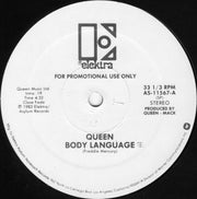 Queen : Body Language (12", Single, Mono, Promo)