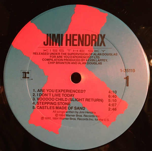 Jimi Hendrix : Kiss The Sky (LP, Comp, Club)