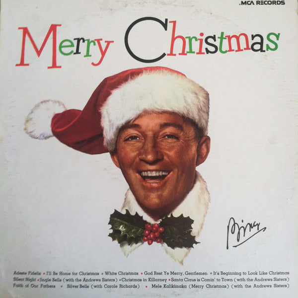 Bing Crosby : Merry Christmas (LP, RE, MCA)
