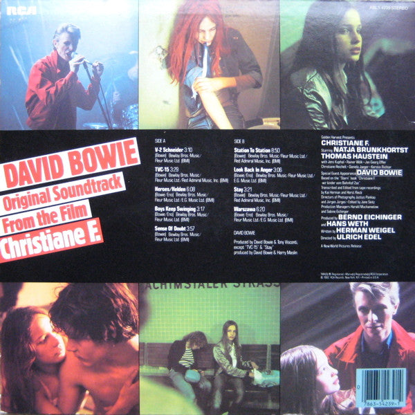 David Bowie : Original Soundtrack From The Film Christiane F. (LP, Comp)