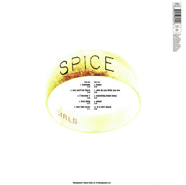 Spice Girls : Spice (LP, Album, RE, RM, 180)