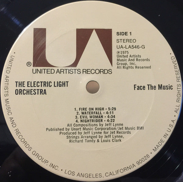 Electric Light Orchestra : Face The Music (LP, Album, San)