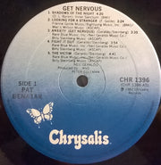 Pat Benatar : Get Nervous (LP, Album, PRC)
