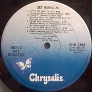 Pat Benatar : Get Nervous (LP, Album, PRC)