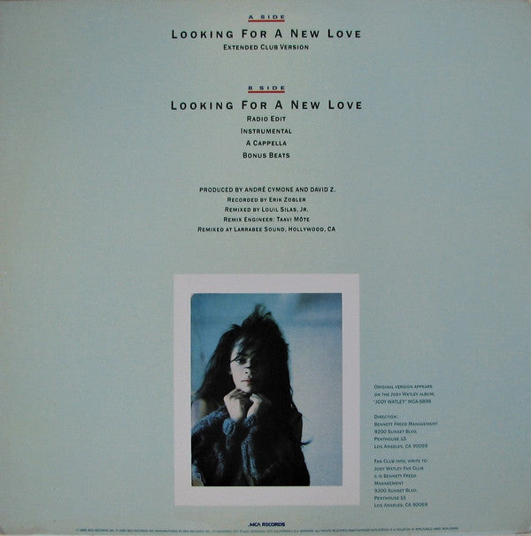 Jody Watley : Looking For A New Love (12", Glo)