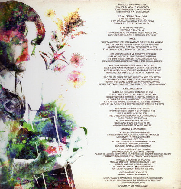 Sturgill Simpson : Metamodern Sounds In Country Music (LP, Album, RP, Gat)