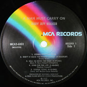 Jerry Jeff Walker : A Man Must Carry On (2xLP, Album, Pin)