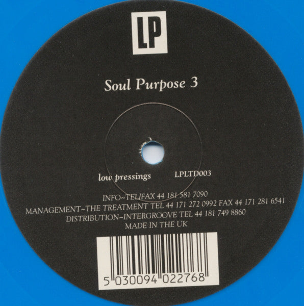 Soul Purpose : Soul Purpose 3 (10", S/Sided, Blu)