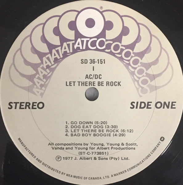 AC/DC : Let There Be Rock (LP, Album, RE, Imp)