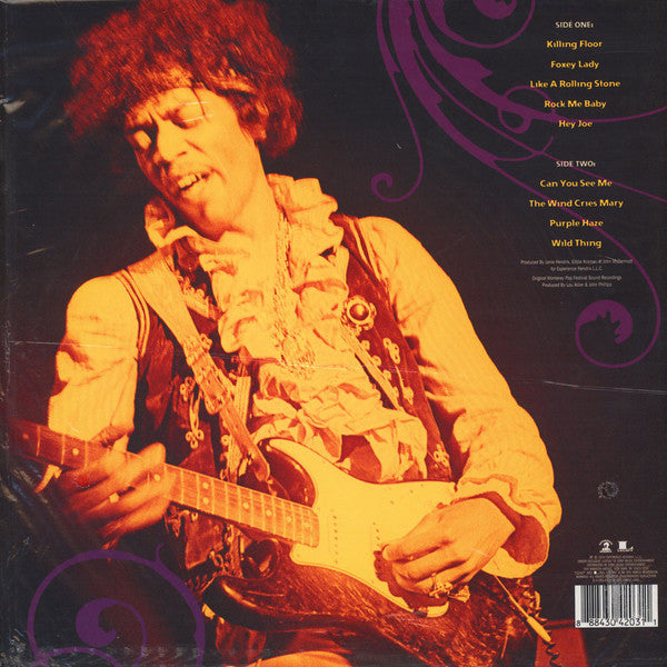 The Jimi Hendrix Experience : Live At Monterey (LP, Album, RE, 180)