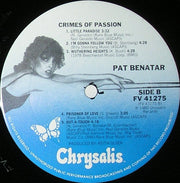 Pat Benatar : Crimes Of Passion (LP, Album, RE)