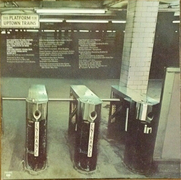 Billy Joel : Turnstiles (LP, Album, San)