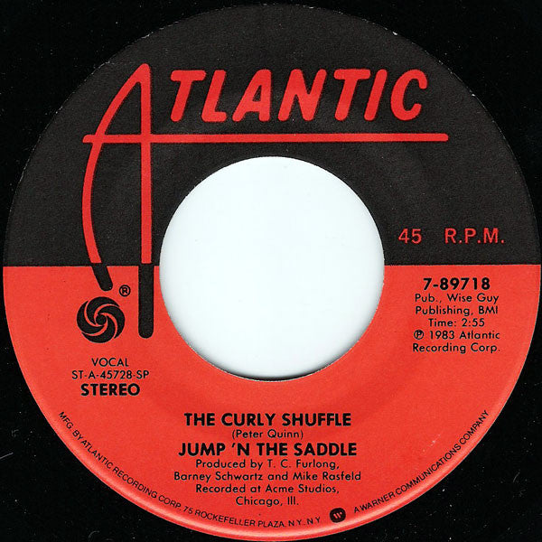 Jump 'N The Saddle Band* : The Curly Shuffle  (7", Single, SP )