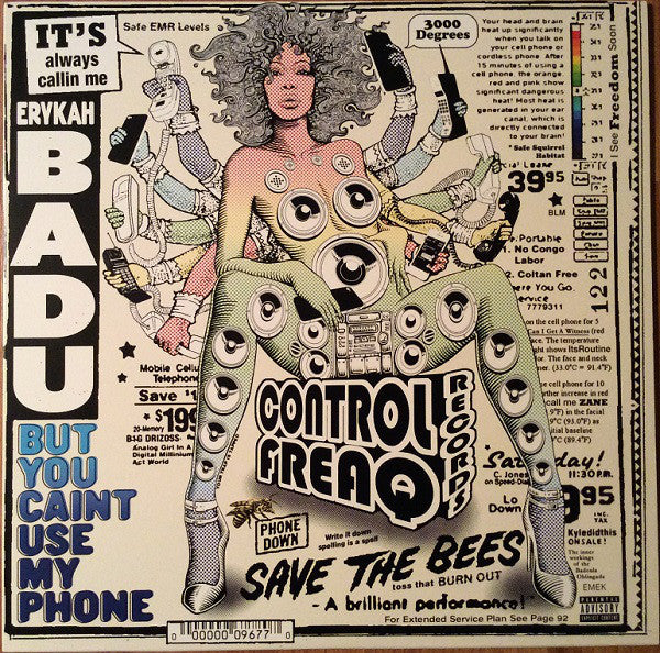 Erykah Badu : But You Caint Use My Phone (LP, RSD, Ltd, Mixtape, Cle)