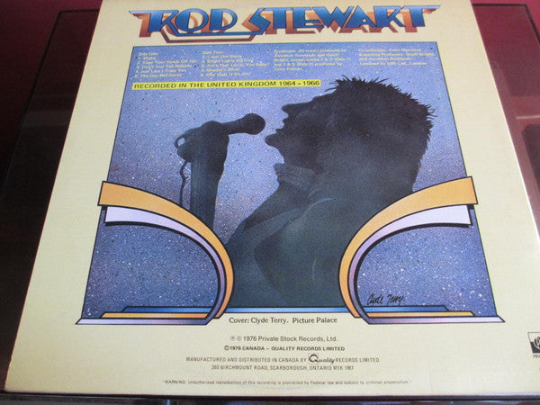 Rod Stewart : A Shot Of Rhythm And Blues (LP, Comp)