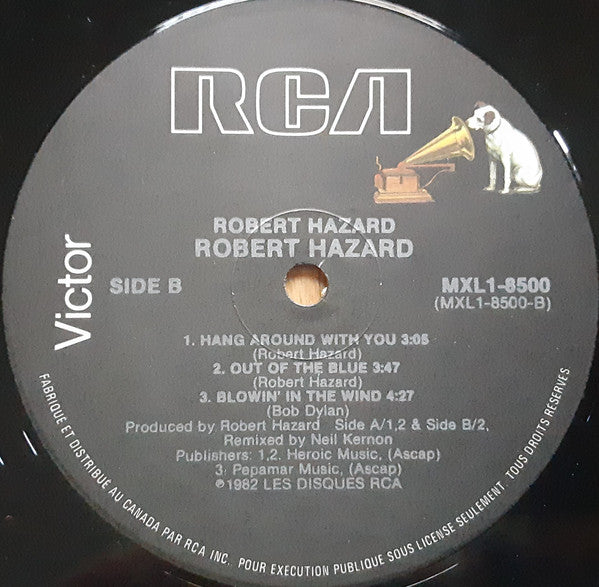 Robert Hazard : Robert Hazard (12", MiniAlbum)