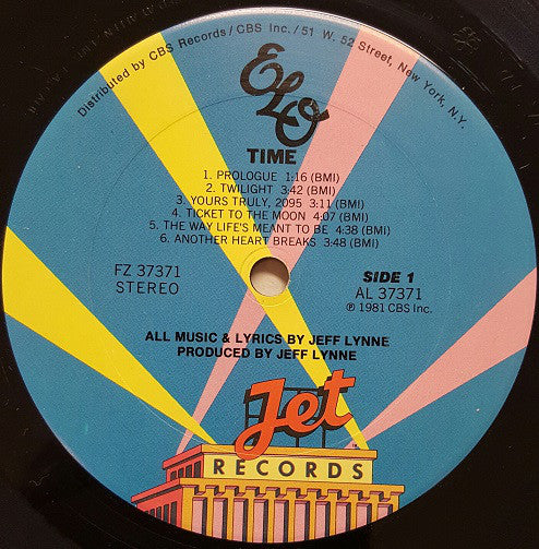 Electric Light Orchestra : Time (LP, Album, San)