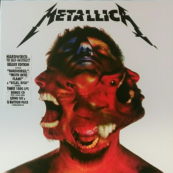 Metallica : Hardwired...To Self-Destruct (LP, Album, Blu + LP, Album, Yel + 12", Red + CD, C)