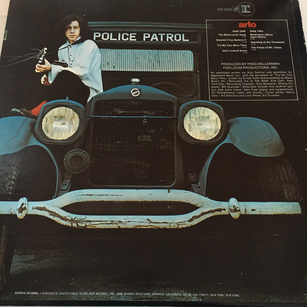 Arlo Guthrie : Arlo (LP, Album, Promo)