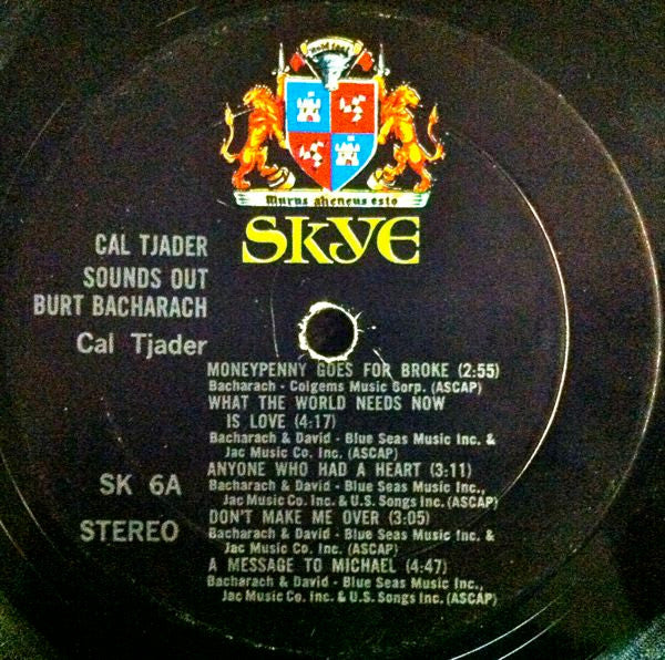 Cal Tjader : Cal Tjader Sounds Out Burt Bacharach (LP, Album, Gat)
