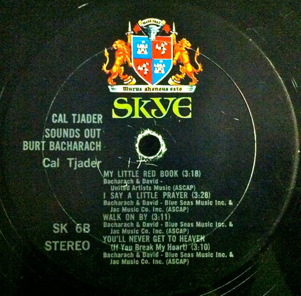 Cal Tjader : Cal Tjader Sounds Out Burt Bacharach (LP, Album, Gat)