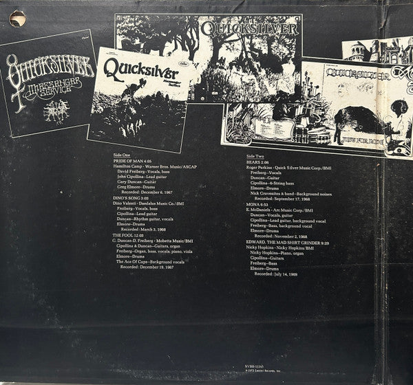 Quicksilver Messenger Service : Anthology (2xLP, Comp, Jac)