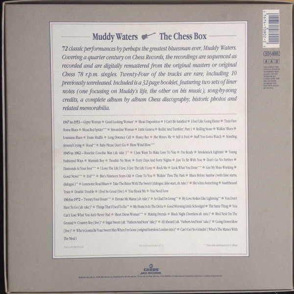 Muddy Waters : The Chess Box (3xCD, Comp, RE)