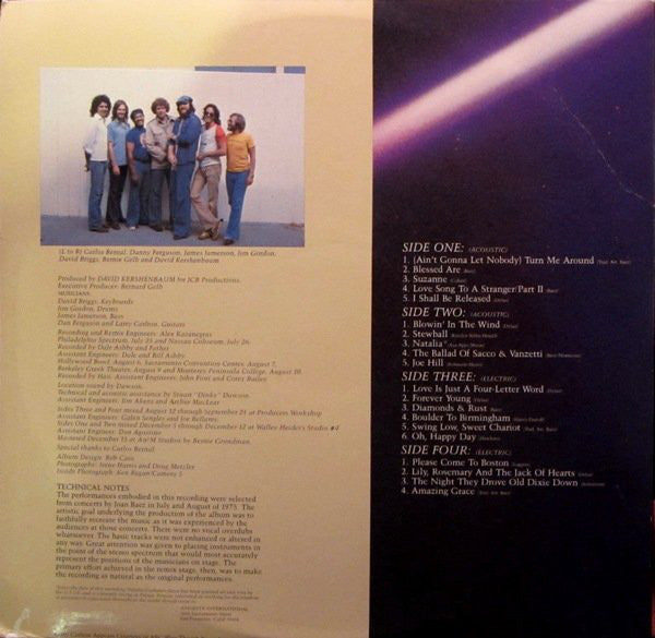 Joan Baez : From Every Stage (2xLP, Album, Mon)