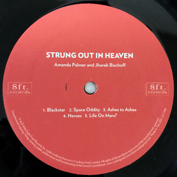 Jherek Bischoff And Amanda Palmer : Strung Out In Heaven: A Bowie String Quartet Tribute (12", EP, RSD)