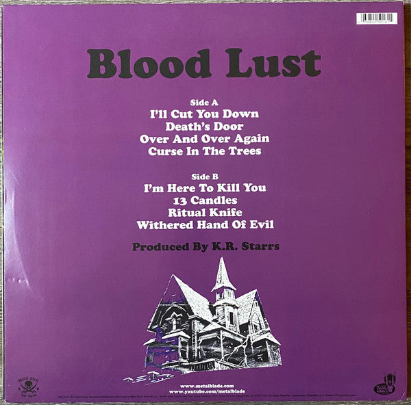 Uncle Acid & The Deadbeats : Blood Lust (LP, Album, Ltd, RE, Pur)