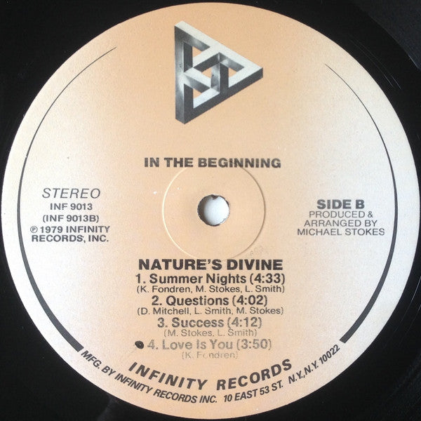 Nature's Divine : In The Beginning (LP, Album)
