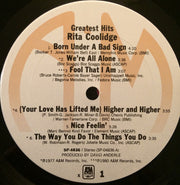 Rita Coolidge : Greatest Hits (LP, Album, Comp, X -)