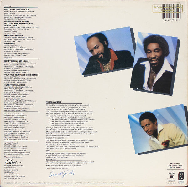 The O'Jays : My Favorite Person (LP, Album, Pit)