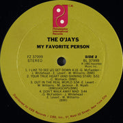 The O'Jays : My Favorite Person (LP, Album, Pit)