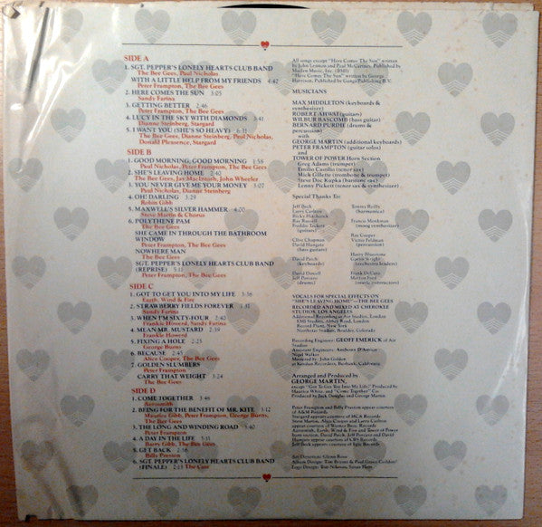 Various : Sgt. Pepper's Lonely Hearts Club Band (2xLP, Album, Ter)