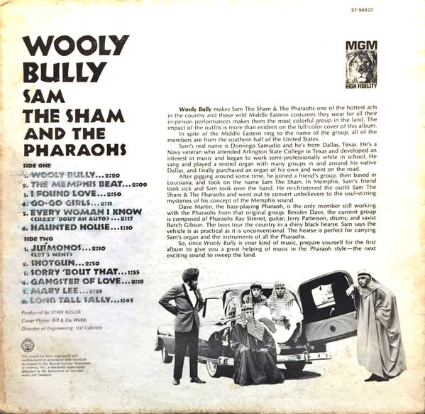 Sam The Sham And The Pharaohs* : Wooly Bully (LP, Album, Club, Scr)