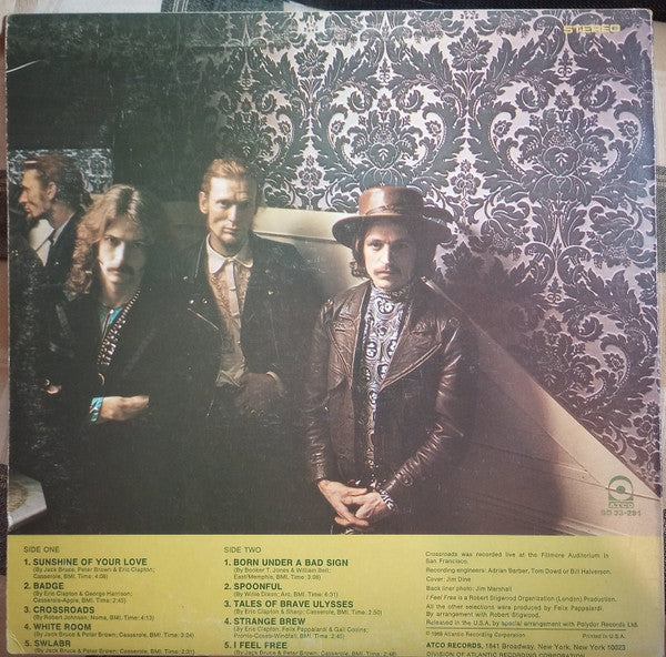 Cream (2) : Best Of Cream (LP, Comp, CTH)