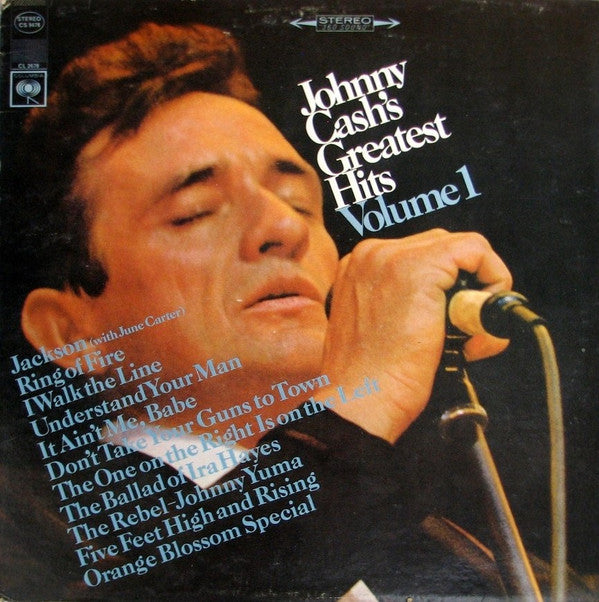 Johnny Cash : Johnny Cash's Greatest Hits (Volume 1) (LP, Comp, San)