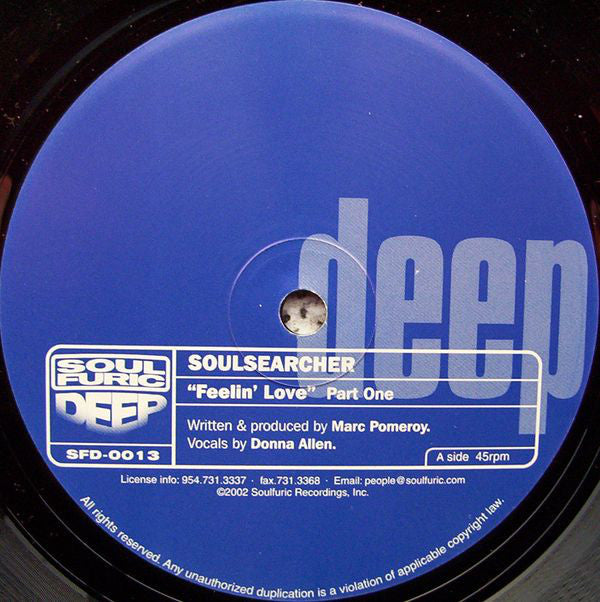Soulsearcher : Feelin' Love (Part One) (12")