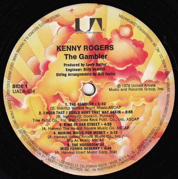 Kenny Rogers : The Gambler (LP, Album)