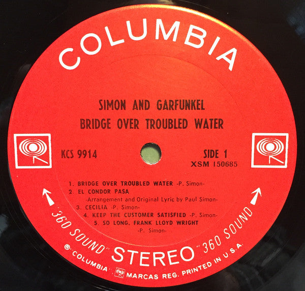 Simon & Garfunkel : Bridge Over Troubled Water (LP, Album, Ter)