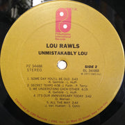 Lou Rawls : Unmistakably Lou (LP, Album, San)