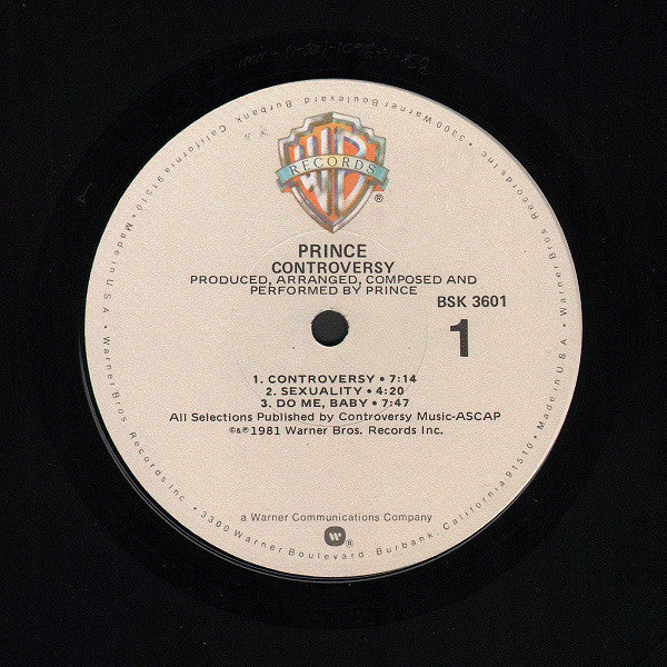 Prince : Controversy (LP, Album, Win)