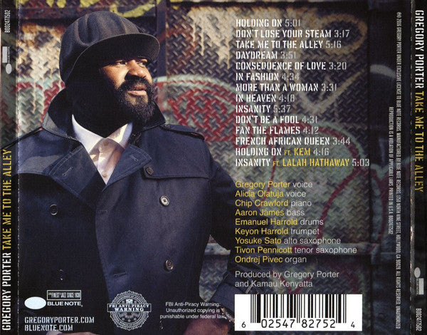 Gregory Porter : Take Me To The Alley (CD, Album)