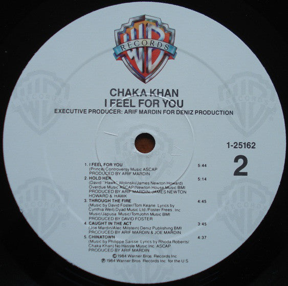 Chaka Khan : I Feel For You (LP, Album, All)