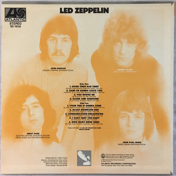 Led Zeppelin : Led Zeppelin (LP, Album, RE, Spe)