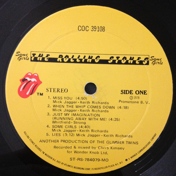 The Rolling Stones : Some Girls (LP, Album, 2nd)