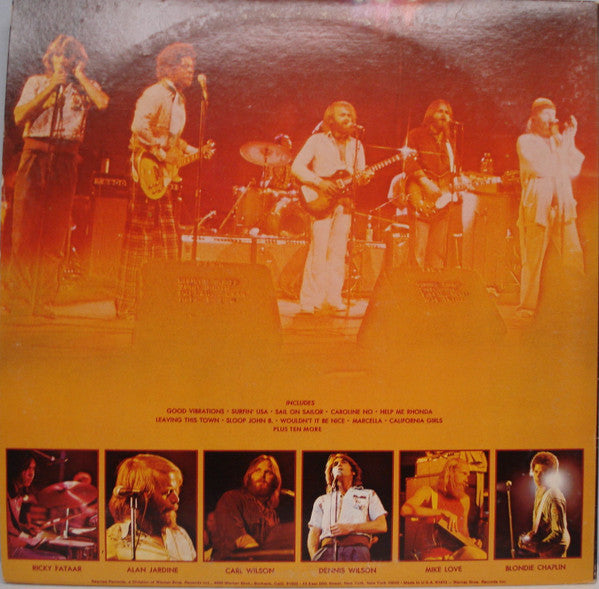 The Beach Boys : In Concert (2xLP, Album, Pit)