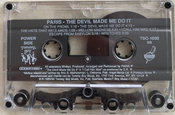Paris (2) : The Devil Made Me Do It (Cass, Album, Dol)
